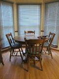Maple Kitchen set w/ arrowback chairs