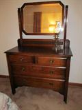English Oak Dresser w/ mirror