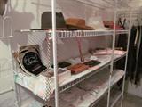 Ladies hats, purses, clothes, etc