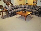 Pennsylvania House Sectional Sofa, Hooker end tables & coffee table