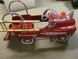 Pedal Power Fire Truck used only in staging a room