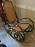 Vintage bent wood rocker