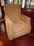 Paisley print recliner