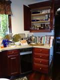 Kitchen ware, lots of cookbooks, boxed items good for gifting