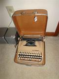 Vintage manual portable typewriter