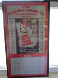 Ga. Bulldawg 1981 calendar