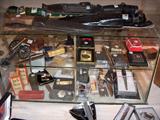 Some of the lighters, knives & misc.