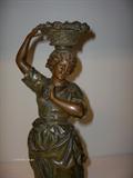 Close up of Female Statue said to be "After Rousseau" 1861-1911