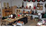 Misc. Items in Basement with roll-top desk, etc.