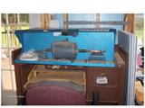Jeweler's Buffing Lathe and Work Table
