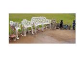 Cast Iron Outdoor set and yard art items
