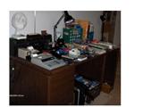 Desk and misc. office supplies