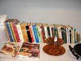 Cookbook Collection & Tiara Amber Tid Bit Plate
