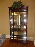 Large lighted display cabinet