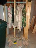 Army Desert Storm jackets, pants, rain coats, boots