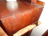 dovetail work on shaving mirror