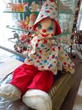 CUTE little vintage clown doll by Gund