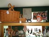 Longaberger baskets, Barbie mug