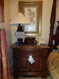 Hooker marble top night stand