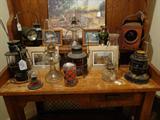Railroad lanterns, oil lamps, etc
