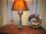 Antique Repousse lamp