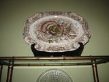 vintage Johnson Bros. Turkey Platter