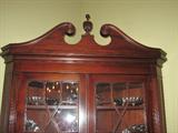 Massive Mahogany Chippendale Corner Cabinet
