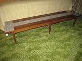 Danish Modern Tile/Teak Bench