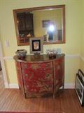 Painted Decorator Console Table purchased at Brielle Furniture
in Manasquan......