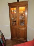 Nice Oak Corner Cabinet