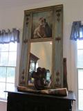 Magnificent French Antique Tromore Mirror-c.1800's.