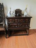 Antique Carved Chest- Beautiful c.1800's