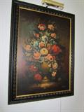 Antique Floral still life-signed Smargias
