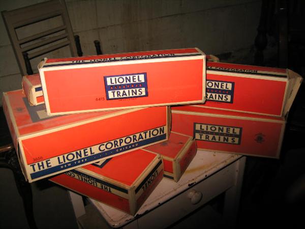 Collection of Lionel Trains