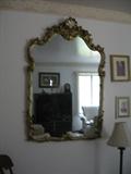 Pretty Wooden Gilded Mirror