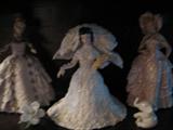 Many porcelain figurines.