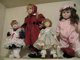 Part of Doll Collection, including, clothes and
Doll House.