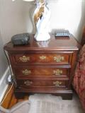 One of two nightstands to Bassett Queen Size Set