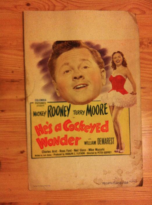 Vintage Rooney Movie Poster