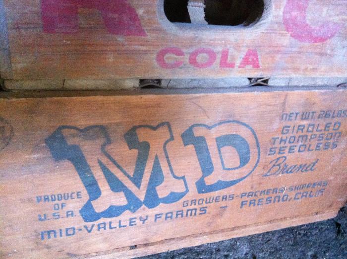 Vintage Cola & more, Boxes