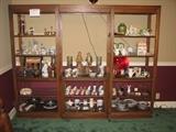 Oak display case