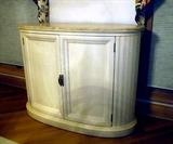 Ash Buffet/Server, VillaDomain, by Century.  Stone top, double doors, shelves for storage.