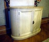 Ash Buffet/Server, VillaDomain, by Century.  Stone top, double doors, shelves for storage.