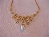 18K Pearl & Diamond necklace