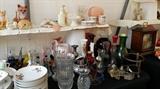 Glassware, Avon Perfume Bottles and Vases