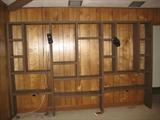 Many styles of wall units for sale.