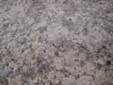 Close up of marble kitchen counter tops. All will be removed prior to sale for easy purchase.