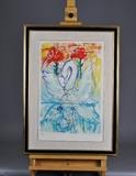  Salvador Dali hand-signed Cooperative Lithograph