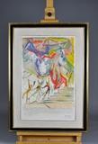 Salvador Dali hand-signed Cooperative Lithograph