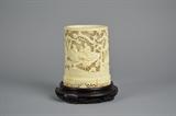 Antique Chinese Ivory Brushpot